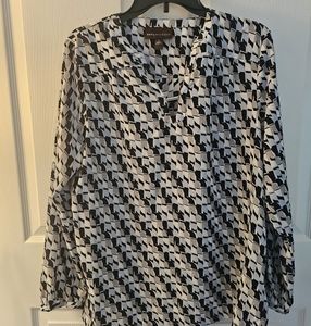 Dana Buchman Long Sleeve Blouse- Size L
